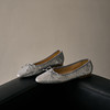 FAYTOBE 春日星光亮片芭蕾鞋羊皮尖圆头手工鞋复古浅口单鞋时髦平底 商品缩略图1