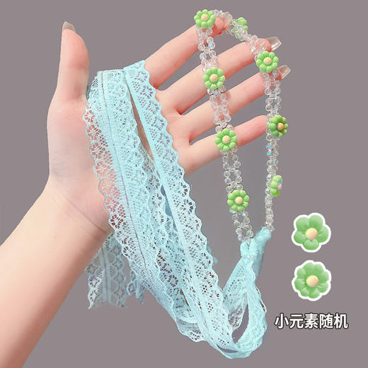 儿童编发神器发带小女孩蝴蝶结飘带发箍宝宝头饰女童珍珠绑发头箍 商品图9