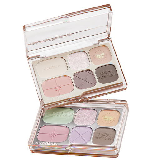 【蝴蝶结系列】everbab 综合六色眼影盘 商品图0