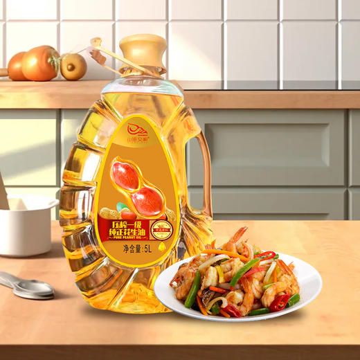 0593【国企严选，山海食材】花生油5L 商品图1