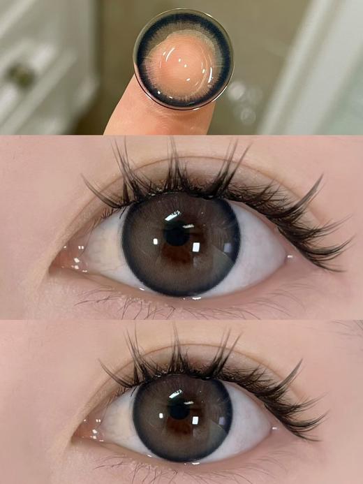 UtooCon旗下 · 小栗糕棕&小栗糕灰 ·14.5mm白狮参考着色待测 · 月抛 商品图7