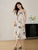 【专属特价】熙世界国风禅意水墨印花雪纺吊带连衣裙夏季新中式气质V领长裙 商品缩略图3
