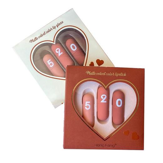 【520浪漫与你！迷你胶囊丝绒口红】520胶囊口红丝绒雾面哑光易上色不易沾杯三支装套装彩妆，雾化成膜配方给你不同的上妆体验。ry 商品图4