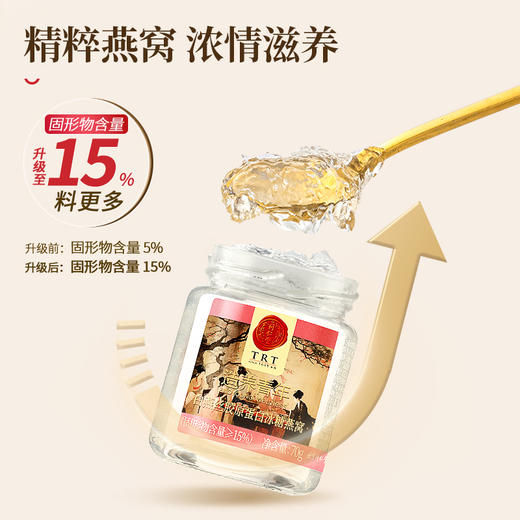 【正宗同仁堂品牌】北京同仁堂  白燕丝胶原蛋白冰糖即食燕窝420克家庭装（70克*6瓶） 0脂低卡 胶原双补SY 商品图2