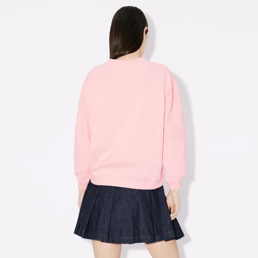 KENZO 高田贤三 女士“BOKE FLOWER”徽章刺绣棉质长袖卫衣 粉色 FD52 SW040 4MF 34 商品图2