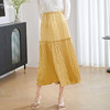 米思阳2025夏季新款优雅简约半身裙气质高腰垂感拼接百褶裙女1468 商品缩略图0