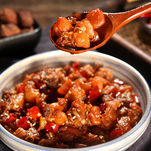 【冷吃兔肉辣么好吃辣么爽】吃了还想吃香辣兔肉，兔老爹自贡越嚼越香冷吃兔肉，下午茶下酒菜休闲食品开袋即食QQ 商品图1