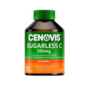 【保税】澳洲 Cenovis圣诺维生素C 天然vc无糖咀嚼300片美白食用澳洲进口CW 500mg