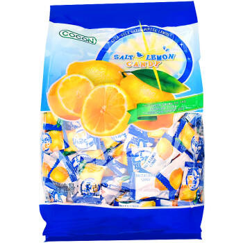 可康（cocon）海盐咸柠檬味水果硬糖 约238颗1kg 进口儿童运动休闲出游零食喜糖 商品图6
