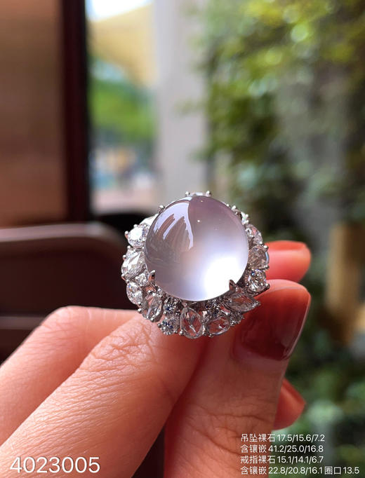 玻璃种蛋面套装【4023005】具体价格微信咨询 商品图5