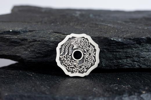 矩德泉坊 纯银手作  花边龙凤（3厘米版） Q2403000769 商品图4