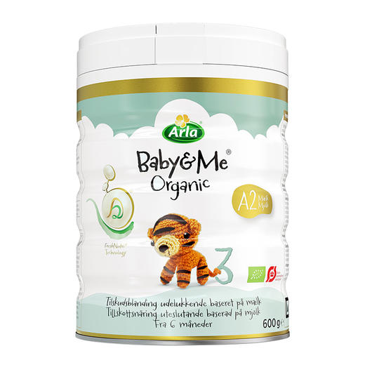 [全新升级A2-3段]丹麦宝贝与我A2有机奶粉3段600克. A2!!Arla Baby&Me Prime Pulver 3 600g 商品图0