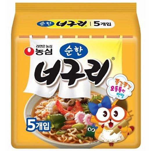 农心原味浣熊面(120gx5)농심 순한 너구리 商品图0