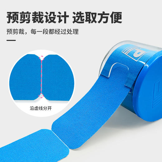 LP卷卷贴预裁式肌贴硬质外壳方便携带不用剪刀百公里不掉 跑步马拉松越野跑户外运动健身等 商品图3