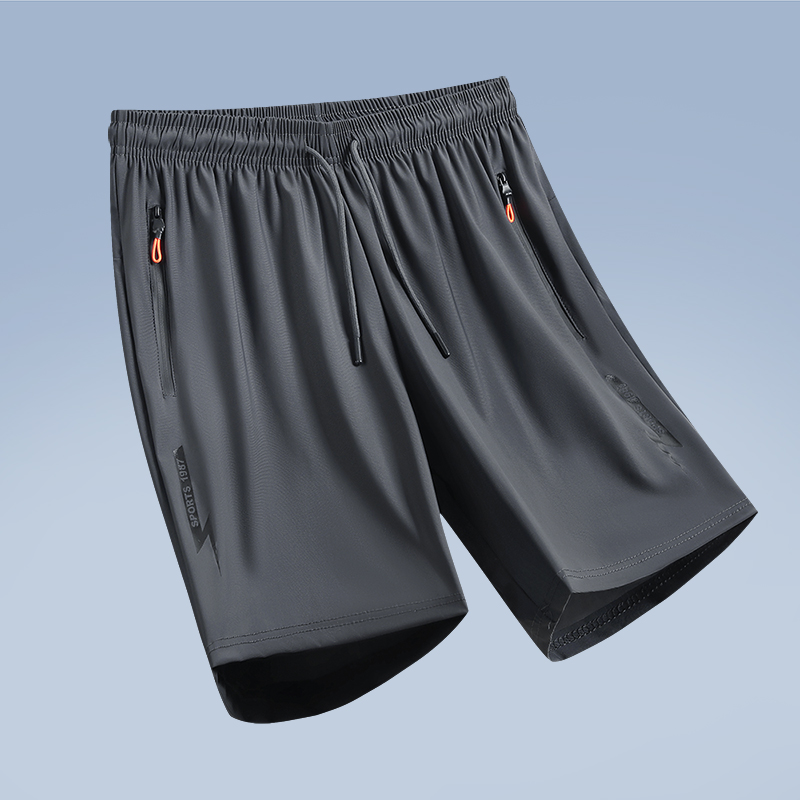 【Q】【冰丝短裤】【DDN】大依优型大码冰丝弹力五分裤短裤大号加肥加大夏季薄款松紧腰宽松运动短裤透气