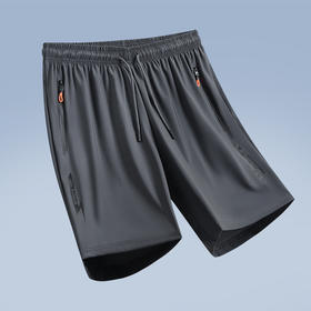 【冰丝短裤】【DDN】大依优型大码冰丝弹力五分裤短裤大号加肥加大夏季薄款松紧腰宽松运动短裤透气