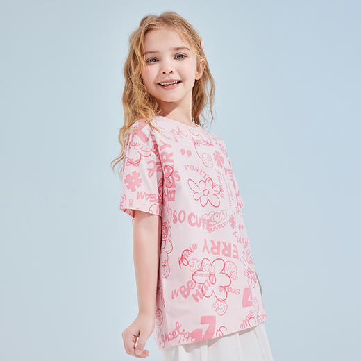 笛莎Deesha 2024夏季新款时尚短袖T恤 商品图1