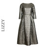 LIZZY优雅高端气质名媛风轻奢收腰大摆宴会晚礼服连衣裙8066 商品缩略图4