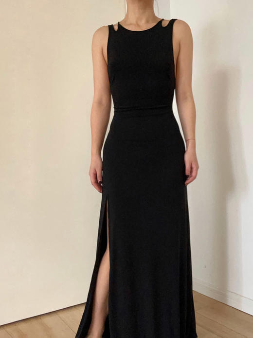 CG｜Stella Dress 无袖露背连衣裙［ 黑 / 白 ] 商品图2