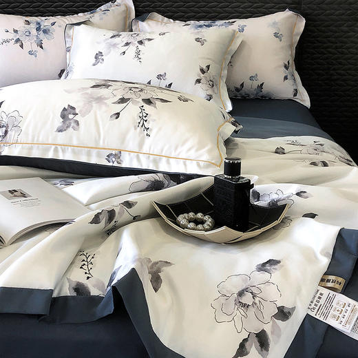 占姆士奥莱线上款【超亲肤！夏凉被四件套】可水洗夏季空调被， 轻奢多种款式任选，学生宿舍被单四件套 商品图3