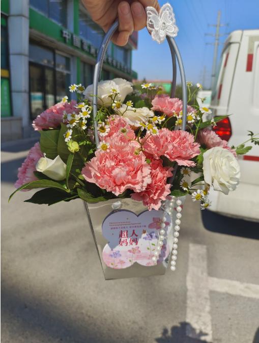 馨馨”相印花篮---粉色 商品图0