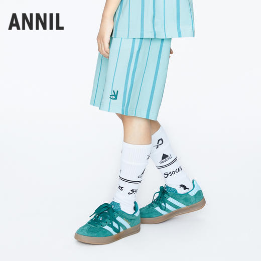 男童清凉透气中裤运动裤裤子新款安奈儿童装实体店同款AB426618 商品图1