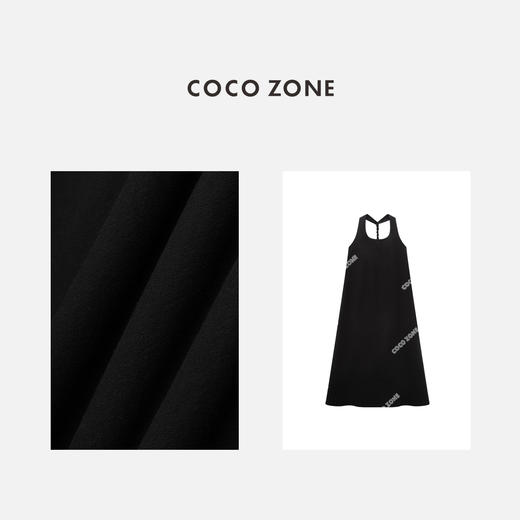 COCO ZONE"手编连衣裙"夏季百搭无袖吊带连衣裙宽松显瘦休闲长裙CC1B1134 商品图2