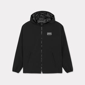 KENZO 高田贤三 男士字母徽标印花连帽双色短款外套 黑色 FE55 BL168 9NR 99