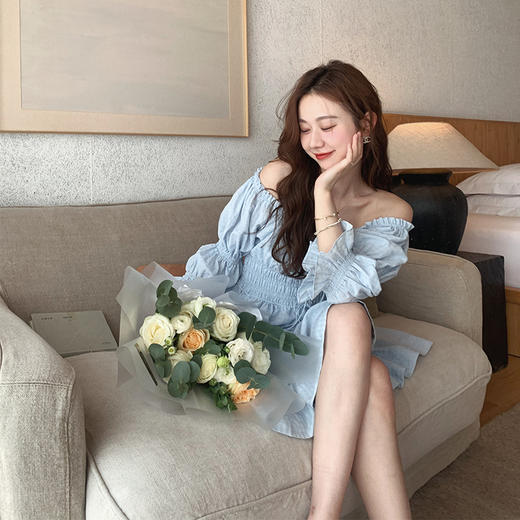 金蘑菇菇【春日幻想】设计感多版本法式温柔风吊带连衣裙 商品图2