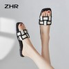 ZHR法式高级感平底凉拖鞋女夏小香风2024新款网红外出海边沙滩鞋 商品缩略图8