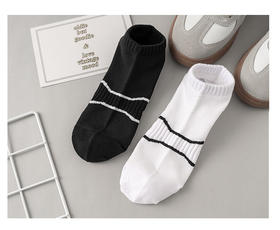 （58元/5双）运动减震透气船袜MC7026