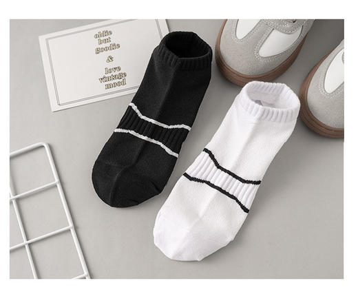 （58元/5双）运动减震透气船袜MC7026 商品图0