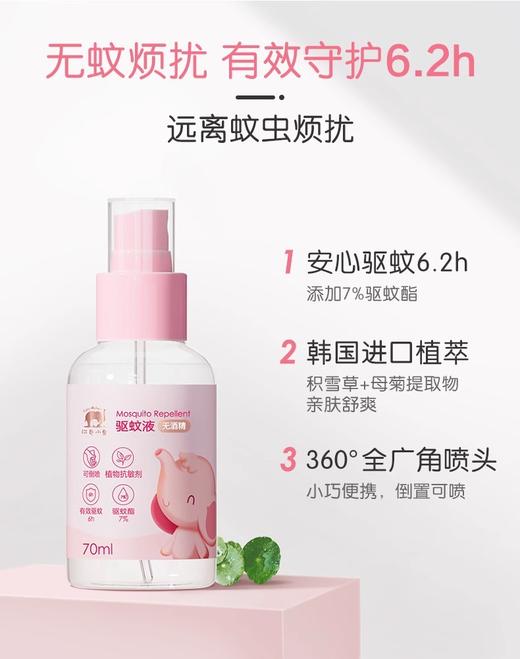 【清仓好价】红色小象驱蚊液70ml*2瓶（效期至25.7） 商品图1