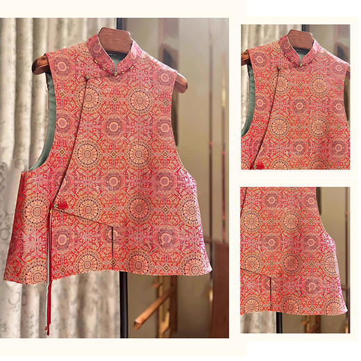 裁缝学苑AS246高级感新中式马甲纸样坎肩马夹国风女装服装打版裁剪样板 商品图5