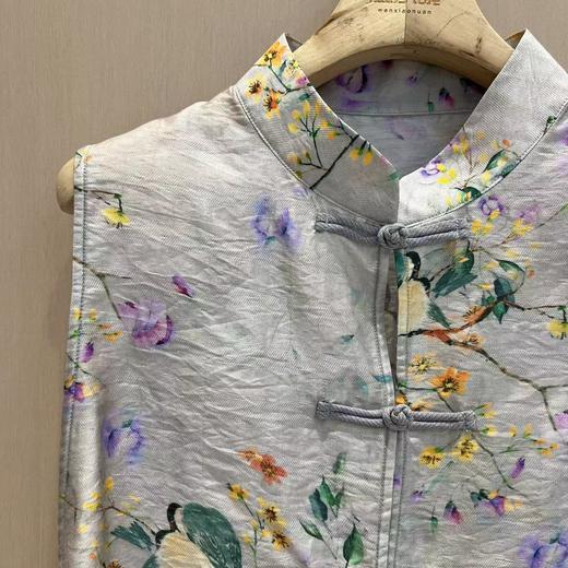 【抖音专属】中式马甲（22704058B甘石） 商品图2