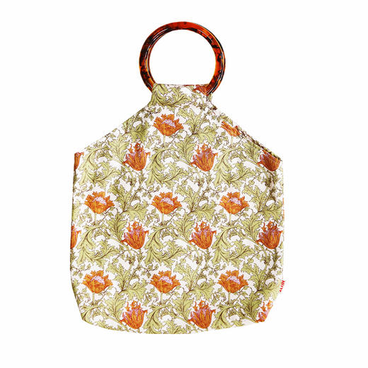 HUJI祤集Amber手提包插画复古印花 商品图0