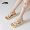 ZHR则则厚底罗马凉鞋2024夏季新款时尚百搭沙滩凉鞋简约休闲女鞋 商品缩略图9
