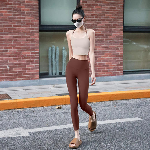 beemen新升级一体杯 运动内衣 夏季薄款可外穿美背出行健身瑜伽背心带胸垫细肩带吊带 商品图4