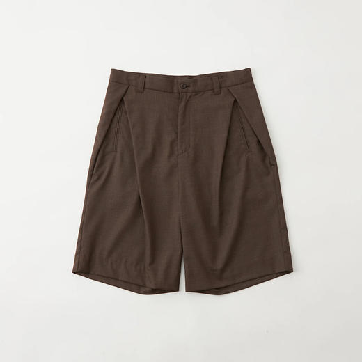 White Mountaineering 白山 TROPICAL WOOL 夏季羊毛垂坠宽松短裤 商品图3