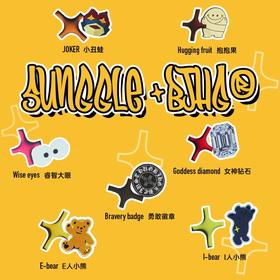 BJHG不计后果 贴贴t恤配饰卡通设计感衣服徽章潮牌服饰贴标装饰品