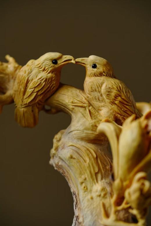 双喜临门°黄杨木摆件 商品图3