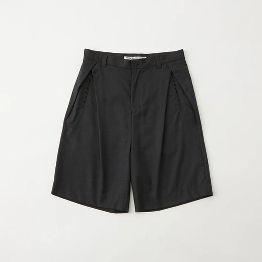 White Mountaineering 白山 TROPICAL WOOL 夏季羊毛垂坠宽松短裤 商品图4