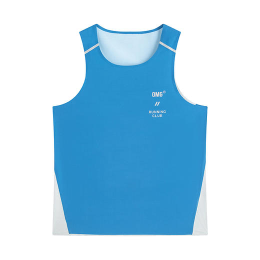 OMG运动 『超轻零感系列』撞色跑步背心男马拉松无袖t恤透气凉感J-FMBX2691 商品图9