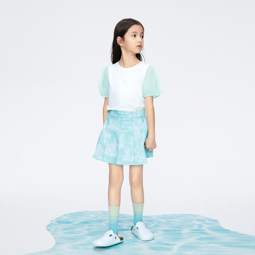 女童甜酷百褶裙裤夏季新款安奈儿童装实体店同款AG426646 商品图3