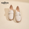 Safiya/索菲娅2024新款 软底真皮坡跟休闲乐福小皮鞋 SF43111404 商品缩略图2