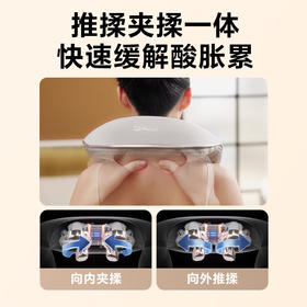 SKG颈椎按摩器肩颈椎按摩披肩按摩垫充电便携斜方肌揉捏车载腰背腿部母亲节实用送妈妈男女友礼物礼品 【H3-2豪华款】肩颈揉捏按摩