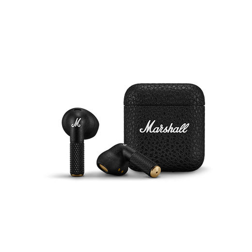 马歇尔/Marshall MINOR IV耳机真无线重低音防水4代无线蓝牙长续航TWS耳麦 黑色 商品图0