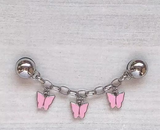 Crocs饰品智必星哥特女孩蝴蝶链条10013442 商品图0