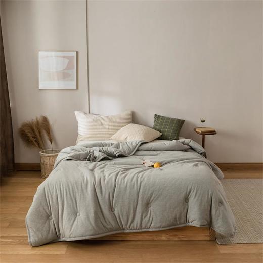 oohnoo全棉针织蚕丝雪绒冬被 商品图2