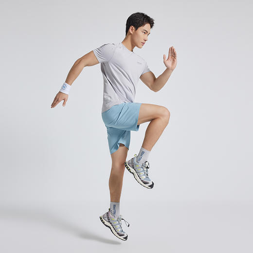 OMG运动 夏季跑步t恤男健身服短袖凉感速干轻薄款训练衣服冰丝J-FMTX2670 商品图4